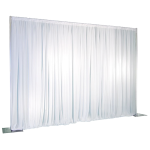 16ft White Shear Pipe & Drape
