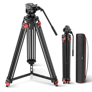 NEEWER Video Tripod with Fluid Head