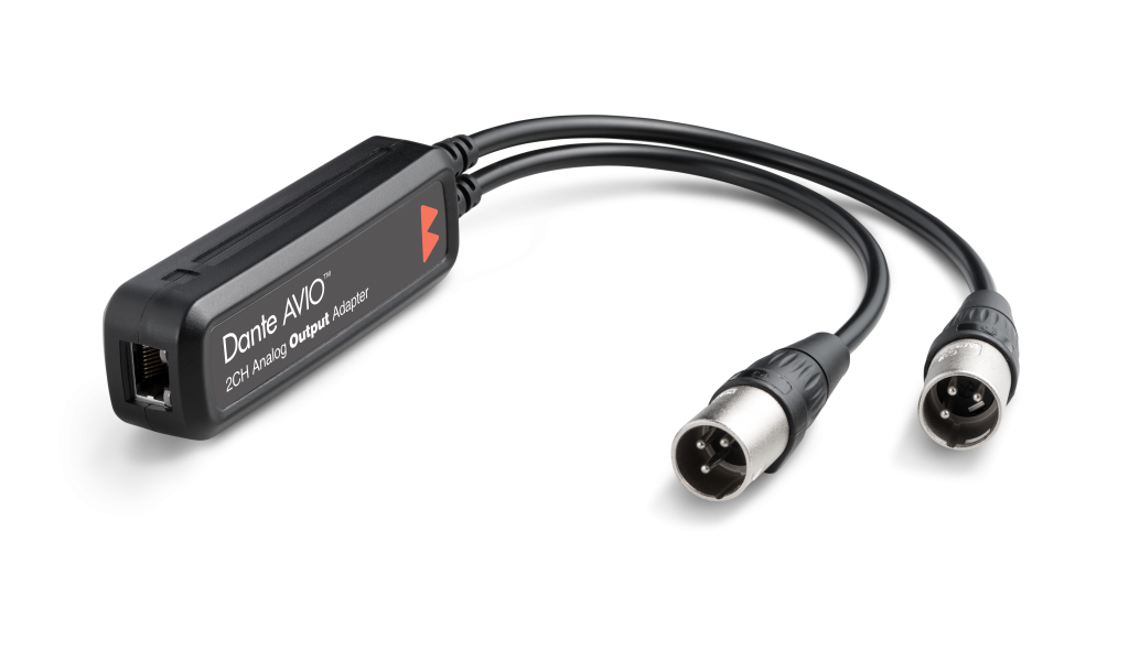Audinate Dante AVIO 2-Channel XLR Analog Output Adapter for Dante Audio Network