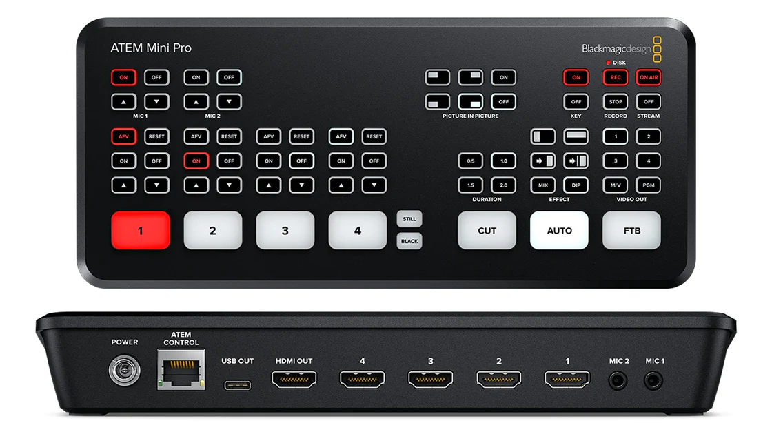 Blackmagic Design ATEM Mini Pro Switcher and Streamer