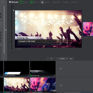 Wircast Pro Server Bundle, Includes 5 - HDSDI 4 - DisplayPort 1 - Control Surface 1 - Wirecast Pro License 1 - Titler Live Complete License 2 - 27" Dell Ultrasharp Monitors