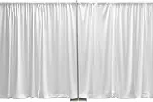 8ft White Pipe and Drape